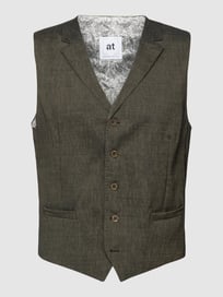 Weste mit Reverskragen von Atelier Torino Grün - 8