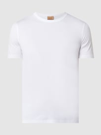 T-shirt van katoen, model 'Perry Crunch' van MOS MOSH Wit - 32