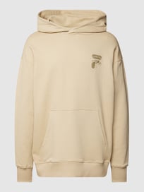 Oversized hoodie met labelstitching, model 'BAAR' van FILA Wit - 35