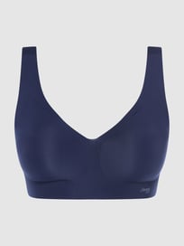 Bralette mit wattierten Cups Modell 'Zero Feel' von Sloggi Blau / Türkis - 43