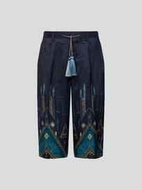 Bermudas mit Allover-Muster von Etro Blau / Türkis - 5
