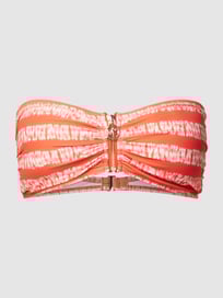 Bikini in Bandeau-Form Modell 'Kyoto Stripe Bandeau Bikini' von MICHAEL Michael Kors Rot - 19