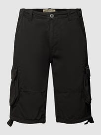Bermuda met cargozakken, model 'JET' van Alpha Industries Grijs / zwart - 47