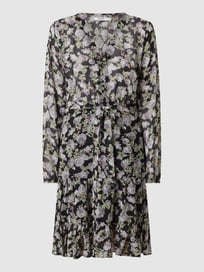 Blusenkleid aus Chiffon  von NA-KD Grau / Schwarz - 3