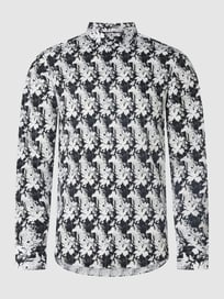 Slim fit zakelijk overhemd van katoen  van CK Calvin Klein Grijs / zwart - 14