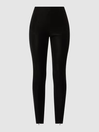 Legging in leerlook  van Guess Grijs / zwart - 26