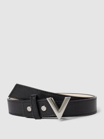 Riem met structuurmotief, model 'DIVINA' van VALENTINO BAGS Grijs / zwart - 24