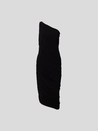Midikleid im One-Shoulder-Look von Norma Kamali Grau / Schwarz - 21