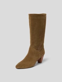 Stiefel aus echtem Wildleder von Ba&sh Grün - 11