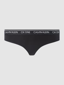 Slip mit Modal-Anteil  von CK One Grau / Schwarz - 42