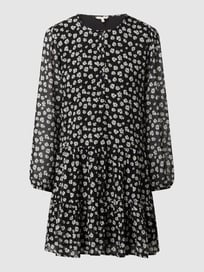 Kleid aus Chiffon von Tom Tailor Denim Grau / Schwarz - 4