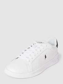 Sneaker aus Leder mit Label-Detail Modell 'ATHLET' von Polo Ralph Lauren Weiß - 37
