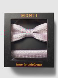 Fliege mit Einstecktuch im Set von Monti Rosa - 25