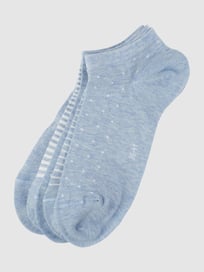 Sneakersokken met stretch in een set van 5 paar van Esprit Blauw / turquoise - 39