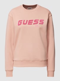 Sweatshirt mit Label-Detail Modell 'ALLANIS' von Guess Rosa - 43