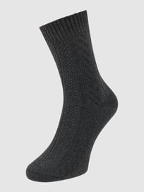 Socken mit Stretch-Anteil von Billybelt Grau / Schwarz - 21