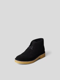 Desert Boots mit Label-Details von Clarks Grau / Schwarz - 13
