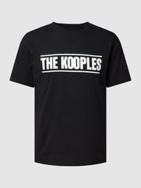 T-Shirt mit Label-Print von THE KOOPLES Grau / Schwarz - 5