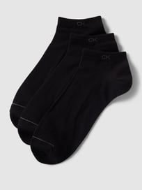 Sneakersokken met labelprint in een set van 3 paar, model 'MEN SNEAKER 3P' van CK Calvin Klein Grijs / zwart - 5