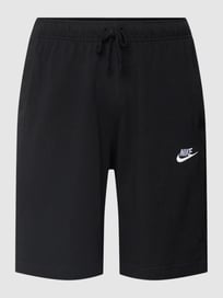 Korte broek met labeldetails van Nike Grijs / zwart - 2