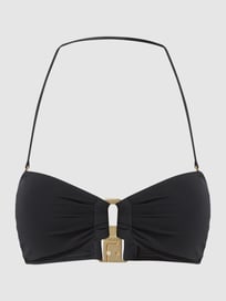 Bikini-Oberteil in Bandeau-Form  von Wolford Grau / Schwarz - 3