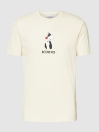 T-Shirt mit Motiv-Print von Iceberg Weiß - 12
