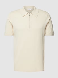 Poloshirt mit Reißverschluss Modell 'ORBITSS' von Tiger Of Sweden Weiß - 14