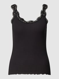 Tanktop met kant, model 'MICHELA' van Only Grijs / zwart - 41