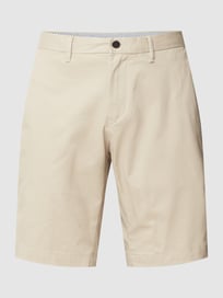 Korte chino met Franse steekzakken, model 'HARLEM' van Tommy Hilfiger Grijs / zwart - 46