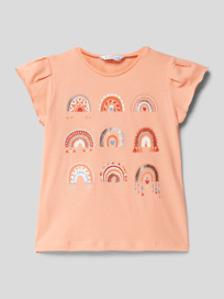 T-shirt met ronde hals van Mayoral Oranje - 20