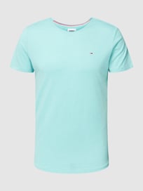 T-Shirt mit Label-Stitching von Tommy Jeans Blau / Türkis - 2