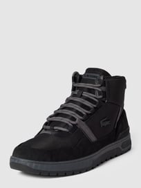 High top sneakers met labelapplicatie van Lacoste Grijs / zwart - 26