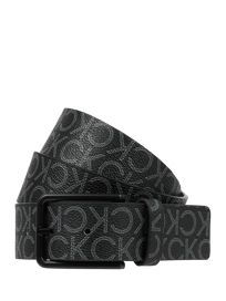 Gürtel mit Logo-Muster  von CK Calvin Klein Grau / Schwarz - 25