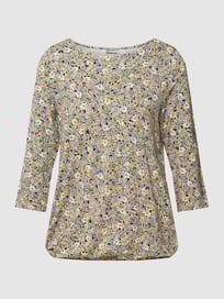 T-Shirt mit 3/4-Arm Modell 'Fedot' von Fransa Grün - 18
