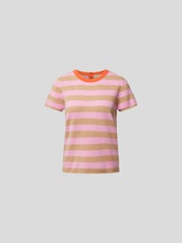 T-Shirt mit Streifenmuster von Jumper1234 Rot - 2
