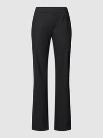 Broek met labeldetail, model 'JENNY' van Toni Dress Grijs / zwart - 16