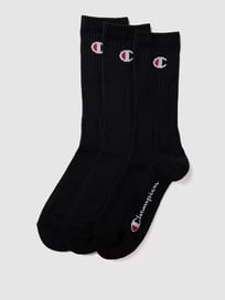 Socken mit Logo-Detail von CHAMPION Grau / Schwarz - 16
