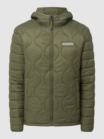 Gewatteerd jack met capuchon, model 'Morgex' van Napapijri Groen - 40