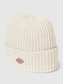 Beanie mit Label-Patch Modell 'BREWTON BEANIE' von Dickies Grau / Schwarz - 44