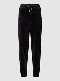 Sweatpants van fluweel van Only Grijs / zwart - 48