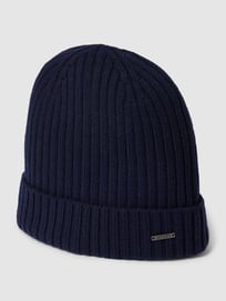 Beanie mit Label-Applikation Modell 'FRANCIS' von JOOP! Collection Blau / Türkis - 38