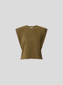 Sweatshirt mit Teilungsnähten von Frame Grün - 6