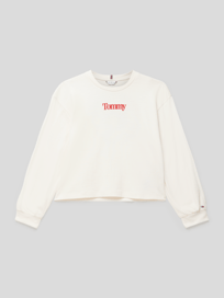 Longsleeve mit Label-Print Modell 'Timeless' von Tommy Hilfiger Teens Weiß - 21