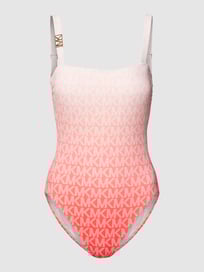 Badeanzug mit Allover-Logo von MICHAEL Michael Kors Rot - 24