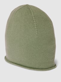Beanie aus Kaschmir mit Rollsaum von Christian Berg Woman Grün - 14