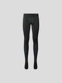 Strumpfhose mit Animal-Print  von VETEMENTS Grün - 3