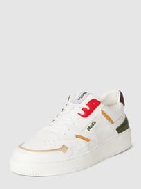 Sneakers met contrastgarnering van MoEa Wit - 42