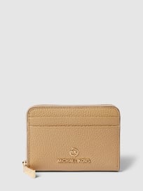 Portemonnaie mit Label-Applikation Modell 'JET SET CHARM' von MICHAEL Michael Kors Braun - 46