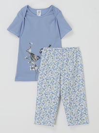 Pyjama van biologisch katoen  van Calida Blauw / turquoise - 9