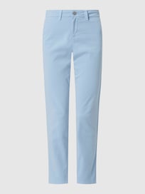 Chino mit Bio-Baumwolle Modell 'Miley' von Selected Femme Blau / Türkis - 46